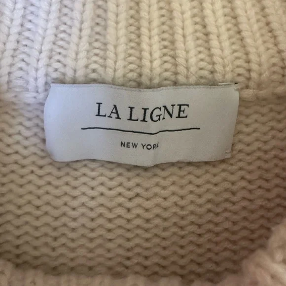La Ligne Marin Sweater. S. Cream/Navy. EUC. - Picture 9 of 12